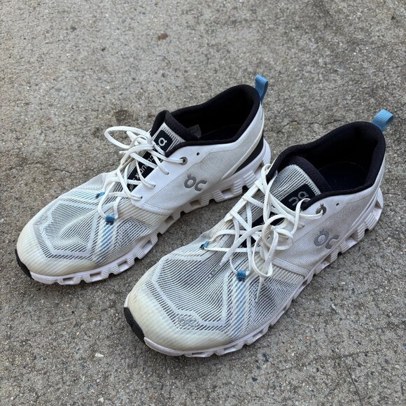 On Cloud Shoe Mens 11.5 White Cloud Walking Running Casual Sneaker - Picture 1 of 7